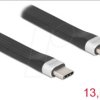 85770 USB 3.1 ribbon cable, USB-C to USB-C connector, 13.5 cm
