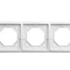 Simon Basic Standard Ramka bryzgoszczelna potrójna IP44 z uszczelką biała BMR3B/11