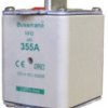 Bezpiecznik z wyśrodkowanym wyprowadzeniem 355A 500V ac NH2 gG - gL Eaton