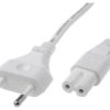 Kabel: 2X0,75Mm2, Cee 7/16 (C) Wtyk,Iec C7 Żeński, 5M Lt-207+503 H03vvh2-F...