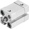 Siłownik pneumatyczny skok: 15mm Festo Ø 16mm dwustronnego działania Action 54.7mm ADN-16-15-I-P-A M5
