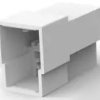 Insulating housing for 6.3 mm, 3 pole, PA, natural, 926097-1