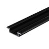 Profil Led Minilux Wpust 1M Czarny Meblowy Wpuszczany Do Frezu
