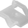Flat cable clip, max. bundle Ø 3.2 mm, PA, natural, self-adhesive, (L x W x H) 26 x 23 x 6.5 mm, 151-12819