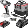 Zestaw Energy+ zakrętarka, aku 2Ah, ładowarka, torba na elektronarzędzia, bity 58G012-S15