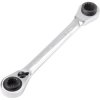 Toolcraft TO-5355795 Double-Ended Ratchet Wrench 10-19mm 4-in-1 Model