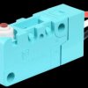 ABV161061J Snap-action microswitch, 1x REVERSE, plunger