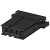 Socket header, 3 pole, pitch 3.81 mm, straight, black, 1-178288-3