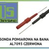 Sonda Pomiarowa banan AL7093 - czerwona