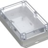TRU COMPONENTS 6U07211406737 TC-13865332 Urządzenia przemysłowe 243.5 x 141.5 x 60.1 ABS-PC szary błyszczący, przeźroczy