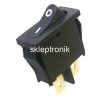 Przełącznik koł. ON/OFF 230V wąski czar. mini 2szt