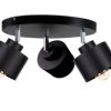Spot nowoczesny 3x E27 SIMPLY BLACK