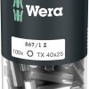 Bit Torx T 40 Wera 867/1 Z TORX® DIY 100 SiS 3566990 D 6.3 100 szt.