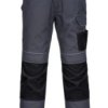 SPODNIE OCHRONNE DO PASA T601 SZARO-CZARNE ROZMIAR 54