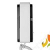 Unifon analogowy ''CYFRAL'' ADA-03C4 SLIM aparat domofonowy biało-czarny C43A203 EURA-TECH