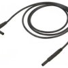 Przewód pomiarowy 10A izolowane Uznam: 600V Dł: 1m czarny 65.9578-10021