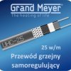 Kabel grzejny samoregulujący ekranowany GRAND MEYER UHC-25, 25W/m /100m rolka/