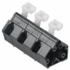 PCB terminal, 4 pole, pitch 10 mm, AWG 26-14, 15 A, spring-clamp connection, black, 1953600000