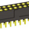 HARWIN Gniazdo PCB M80 10 -pinowe 2-rzędowe raster: 2 mm Otwór przelotowy Płytka-płytka Lutowie Prosty