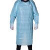 RS PRO CPE Disposable Gown with Thumb Ho