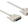 83214 Serial cable, D-Sub 25, connector/socket, 5 m