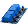 4-channel relay module 5V with optocoupler low-level trigger compatible with Arduino and Raspberry Pi