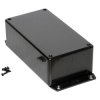 1591DF2SBK Hammond Multipurpose Black GPABS Enclosure Flanged Base 150 x 80 x 50mm