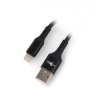Przewód eXtreme Ampere USB A - Lightning do iPhone/iPad/iPod 1,5m - czarny