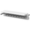Pin header, 10 pole, pitch 3.96 mm, straight, natural, 1744110-2