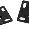 Mounting base, PA, black, (L x W) 38 x 38 mm, 161-64015