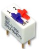 DIPSWITCH 2x RED/BROWN