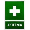 Samoprzylepna tabliczka ostrzegawcza /Apteczka 100x145/ 8I/1/H1/F