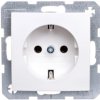 B.Kwadrat/S.1/B.3/B.7 Gniazdo pojedyncze z/u SCHUKO biały 47431909
