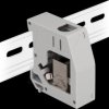 86959 DIN rail Adapter with Keystone Module RJ45 jack to jack Cat.6A