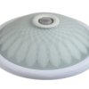 Plafon 2X40w E27 Z Czujnikiem Pir Szkło Frosted..