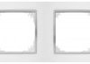 SANTRA ramka czterokrotna IP20 biały/chrom 4174-26