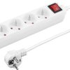 Listwa antyprzepiÄciowa 4 gniazda 3,0m biaĹa