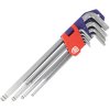 WorkPro WP222007 Allen Bit Set Ball end design includes screwdrivers & holders