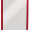 Ramka informacyjna, samoprzylepna Durable 487203 czerwony (S x W) 236 mm x 322 mm