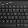 18129 Keyboard/mouse combination, Bluetooth/wireless, black, German la