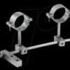 350014 Multi-feed holder for four LNBs, aluminium, universally height a