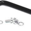 Handle, straight, aluminum, (L x W) 55.55 x 25.4 mm, black, 1427E1BK-1