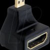 65270 Delock Adapter High Speed HDMI with Ethernet - micro D male > A