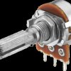 VRA-100M1000 MONACOR mono potentiometer, 1 MOhm, log.