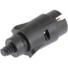 DINO 130077 Trailer connector 7-pin socket to plug ABS plastic Push-Fit