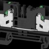 3109400000 Feed-through terminal block S2C SNAP IN, 4 mm², black