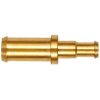 Reducing nozzle, L 18 mm, 10 bar, brass, for hose, 133404