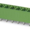 Pin header, 3 pole, pitch 5.08 mm, straight, green, 1847628