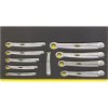 Stahlwille 96830130 TCS WT 240/10 Ratcheting Box Wrench Set 8 - 19 mm