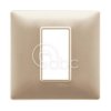 Ramka ozdobna Plana, 1M centralnie, Matt Champagne, 14641.22